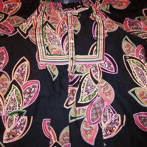 Women's 3X koi scrub top